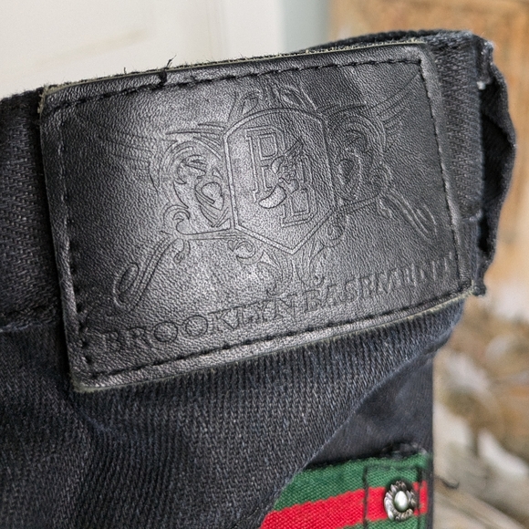 Men's Vintage Brooklyn Basement black skater jeans - Picture 3 of 7